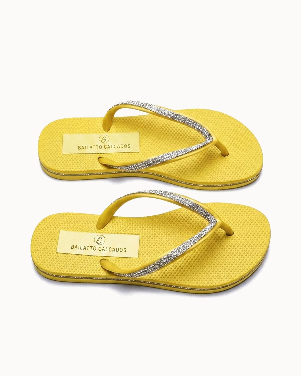 Chinelo Brilho Amarelo